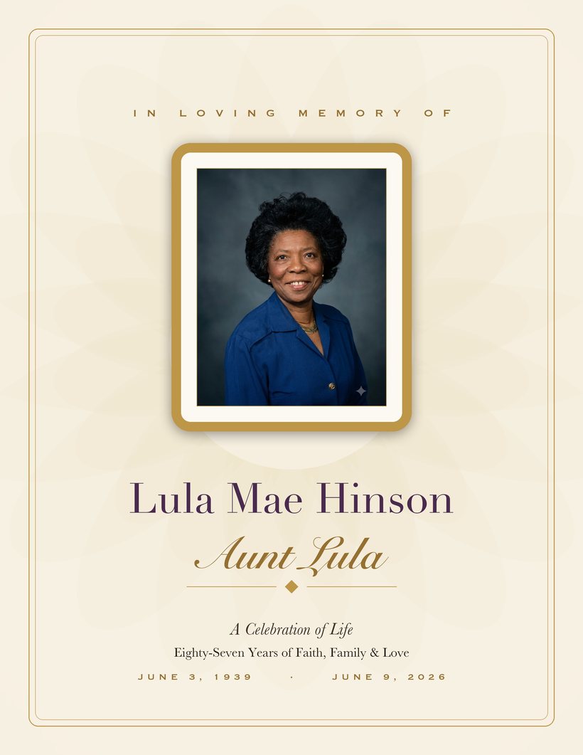 Cover of the memorial keepsake book